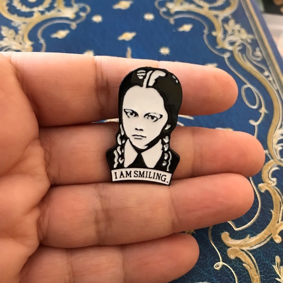 5/$30 Wednesday brooch pin new goth witchy Adams Family - Picture 4 of 6